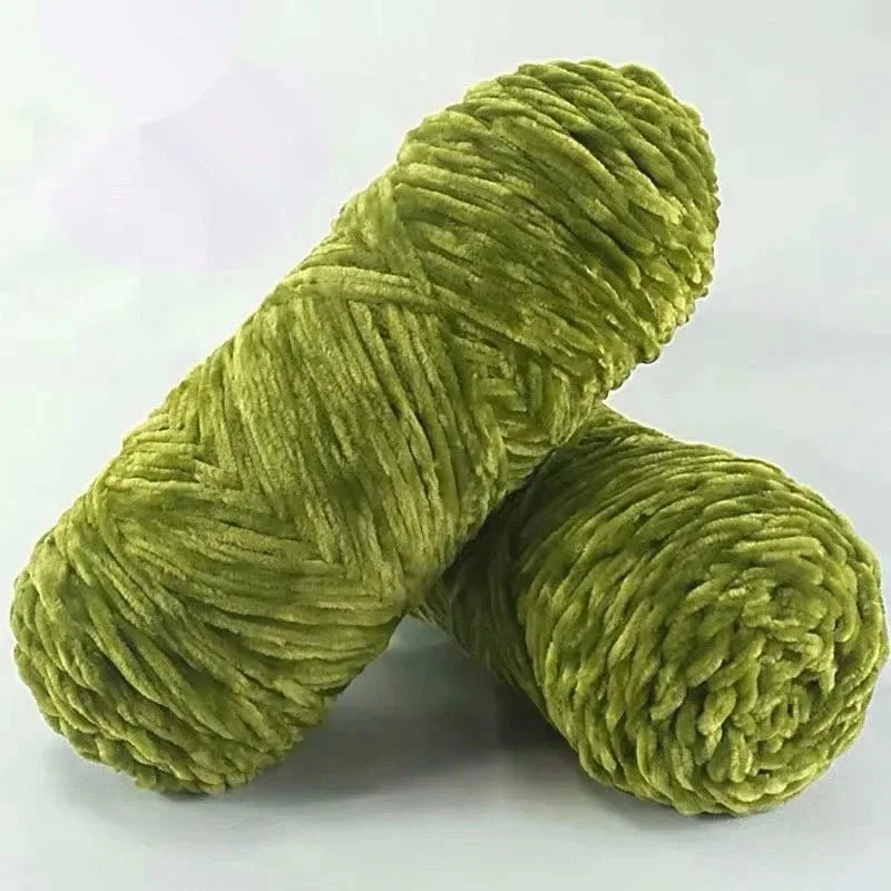 5PC/ Chenille Crochet Yarn