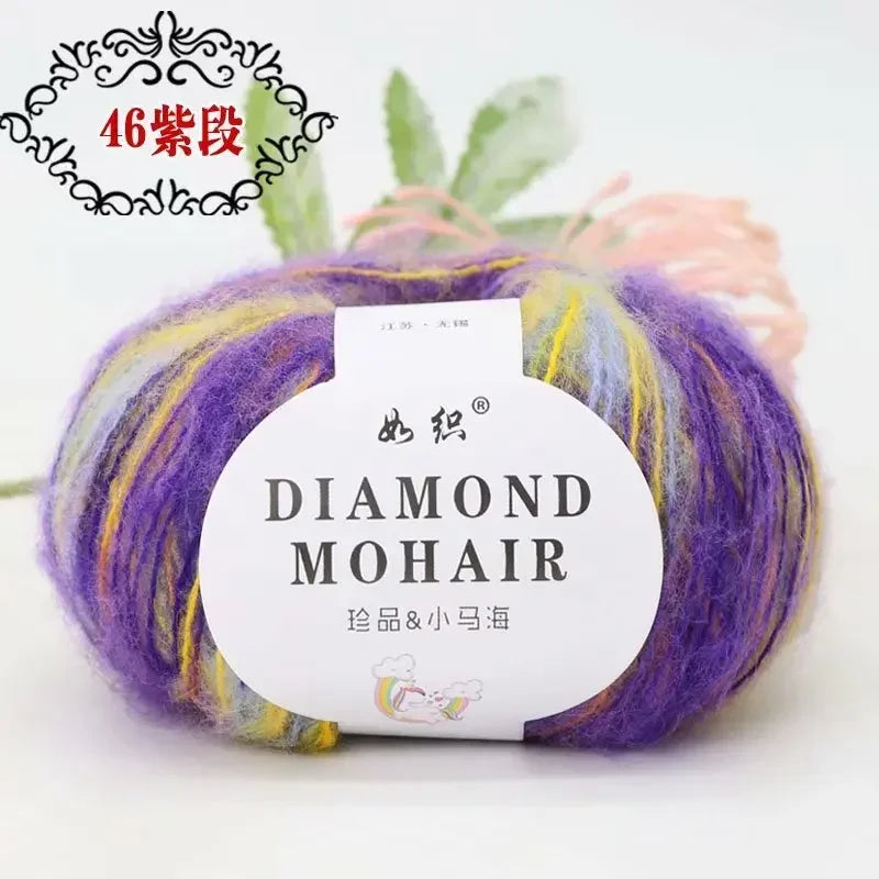 25g Mohair Wool Blended Yarn