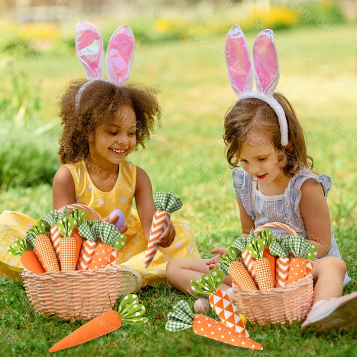 Fabric Easter Carrot Ornaments