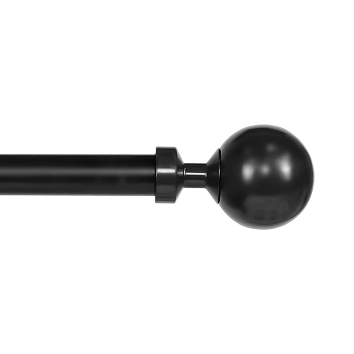 Kore 5/8 Inch Adjustable Heavy Duty Curtain Single Rod Set