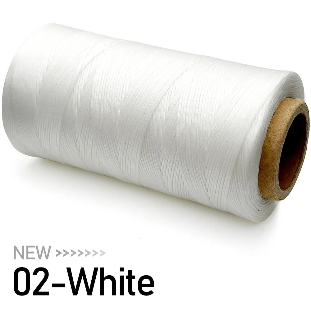 22 Colors / Flat Polyester Waxed Thread for Leather