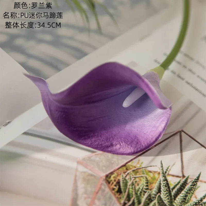 10pc Ciel Mini Calla Lily Artificial Flower