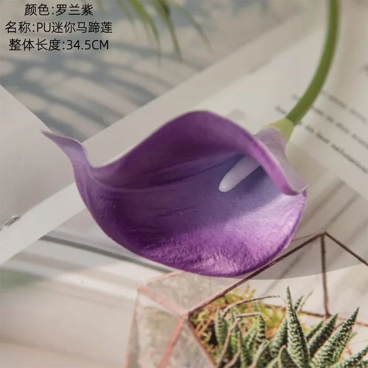 10pc Ciel Mini Calla Lily Artificial Flower