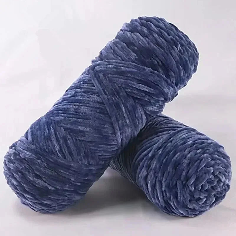 5PC/ Chenille Crochet Yarn