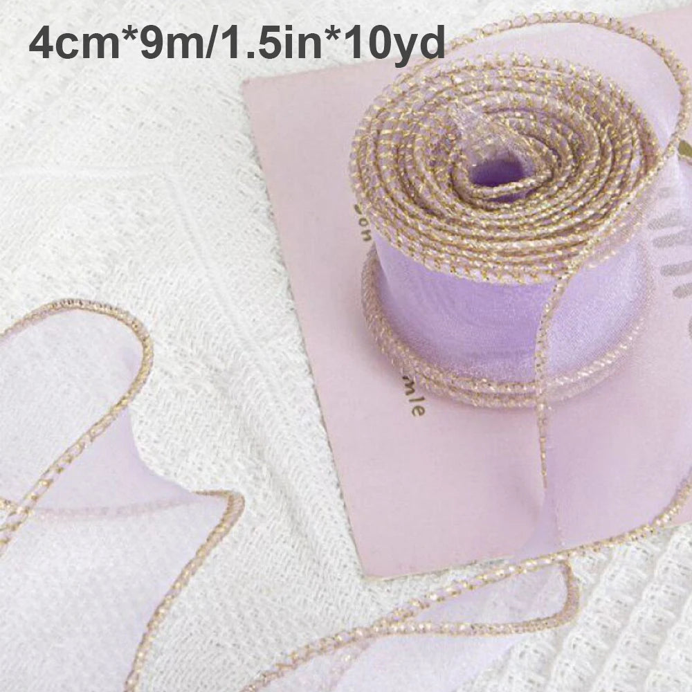 10 Yards / Chiffon Organza Decoration Ribbon