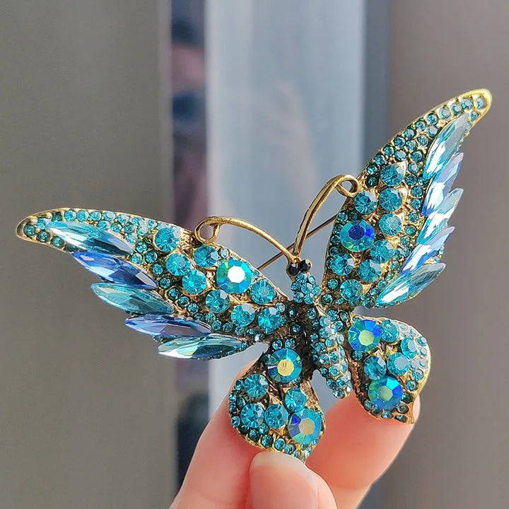 Burcu Rhinestone Brooch