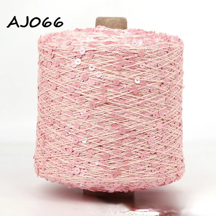 50g Metallic Sequin Yarn Sparkle Glitter