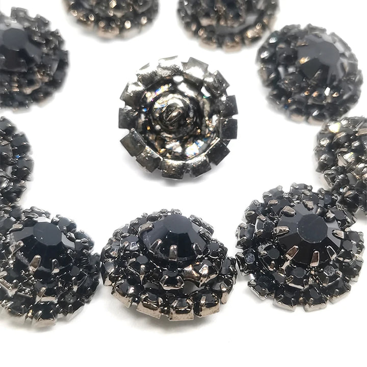 6 PC / Trinity Rhinestone Buttons