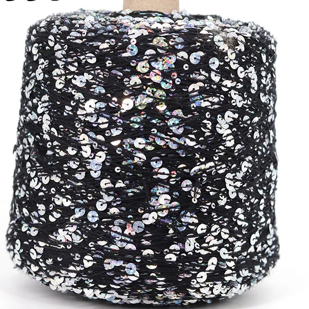 50g Metallic Sequin Yarn Sparkle Glitter