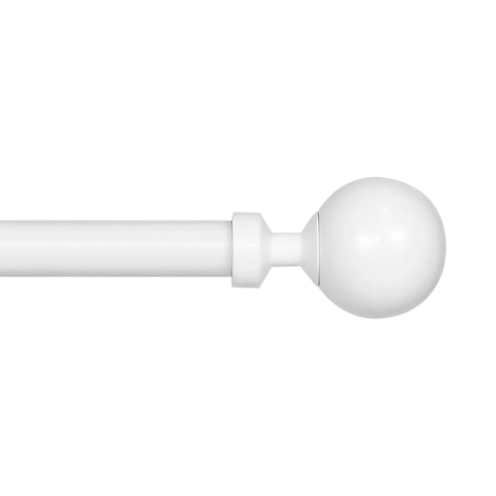 Kore 5/8 Inch Adjustable Heavy Duty Curtain Single Rod Set