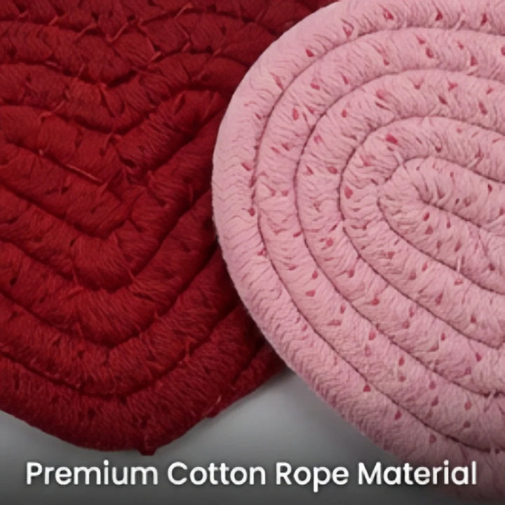 Heart Shaped Coasters Set - 4 PC