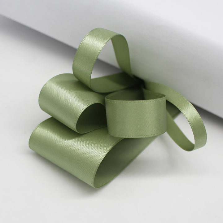 5 Yards / Green Tone Grosgrain Satin Decoration Ribbon Tape