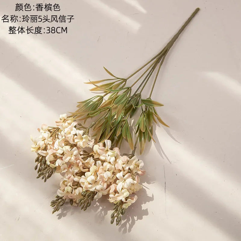 Rune 5 Head Hyacinth Artificial Flower