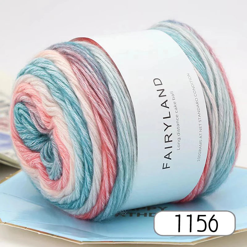 100g Gradient Rainbow Yarn