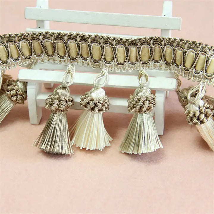 Kalie Beaded Tassel Fringe Trim