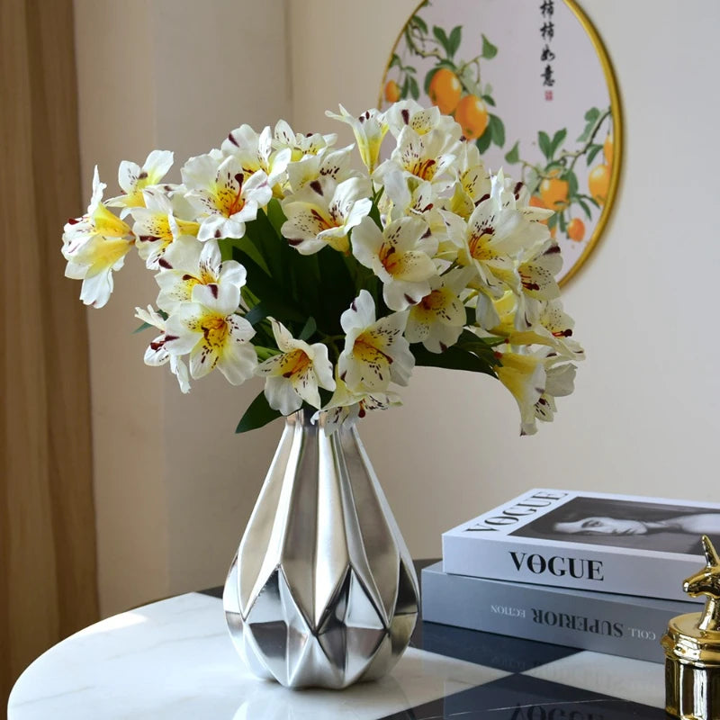 Jolie 36CM 15 Head Artificial Narcissus Lily Silk Flower