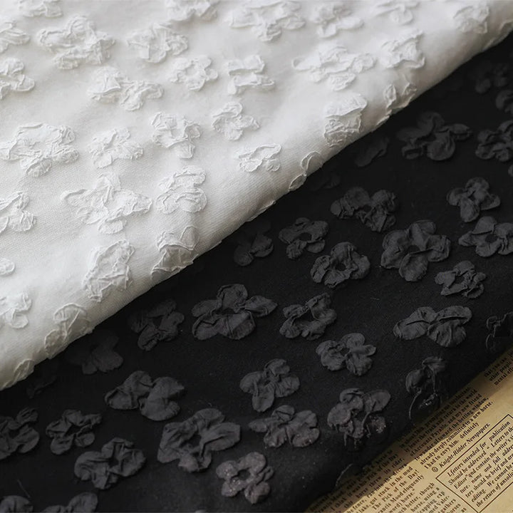 Madelene 3D Flower Jacquard Fabric