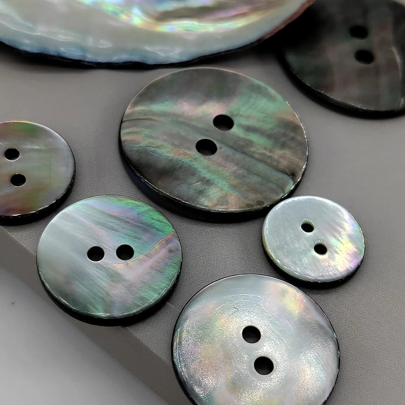 Roqin Natural Shell Button - 10 PC