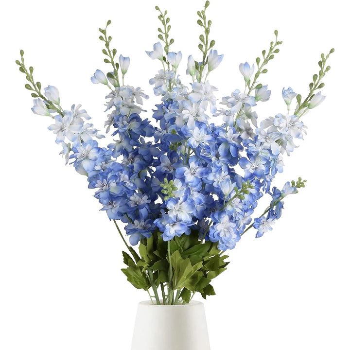 6 PC / Blue Delphinium Fake Flower