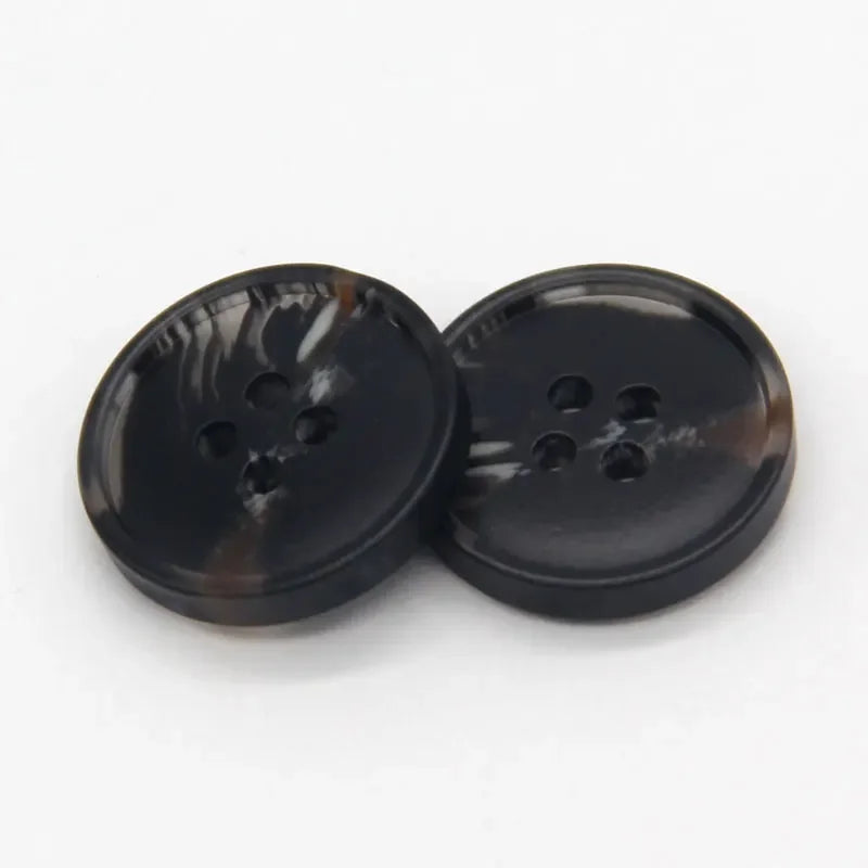 Manein 15/20mm Retro Men Suit Horn Resin Button - 20 PC