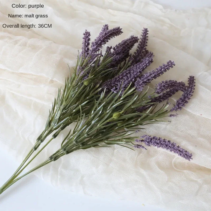 Rêve 13 inch Artificial Flower Malt Grass Plant
