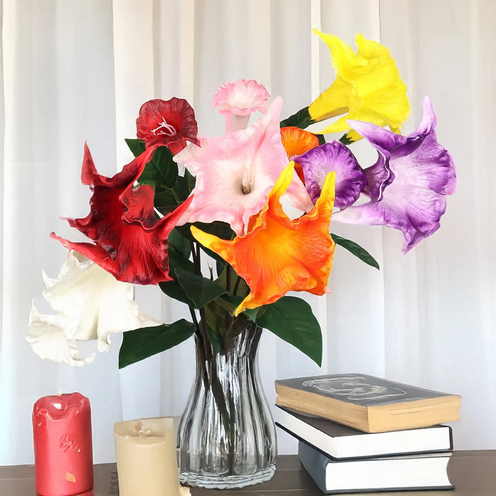 Seta 42 Inch Artificial Datura Flower