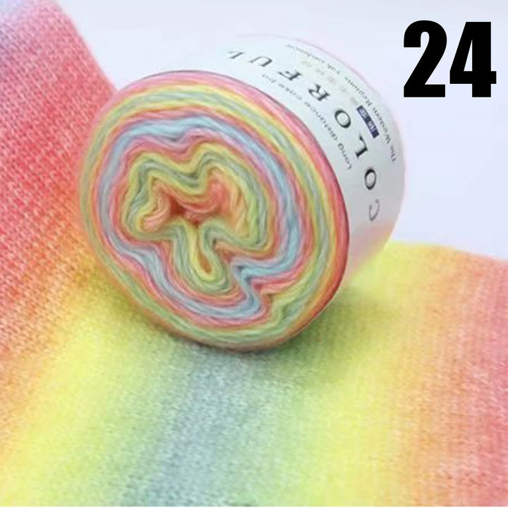 100g Tricot Angora Cake Yarn