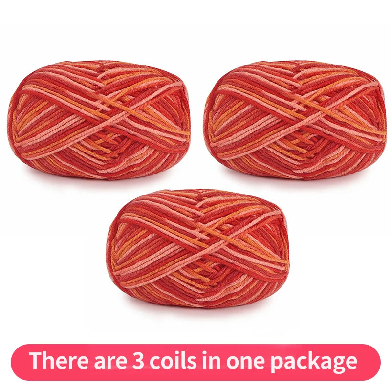 150g Segmented Dyed Gradient Colorful Yarn