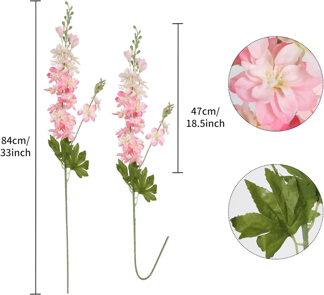 6 PC / Blue Delphinium Fake Flower