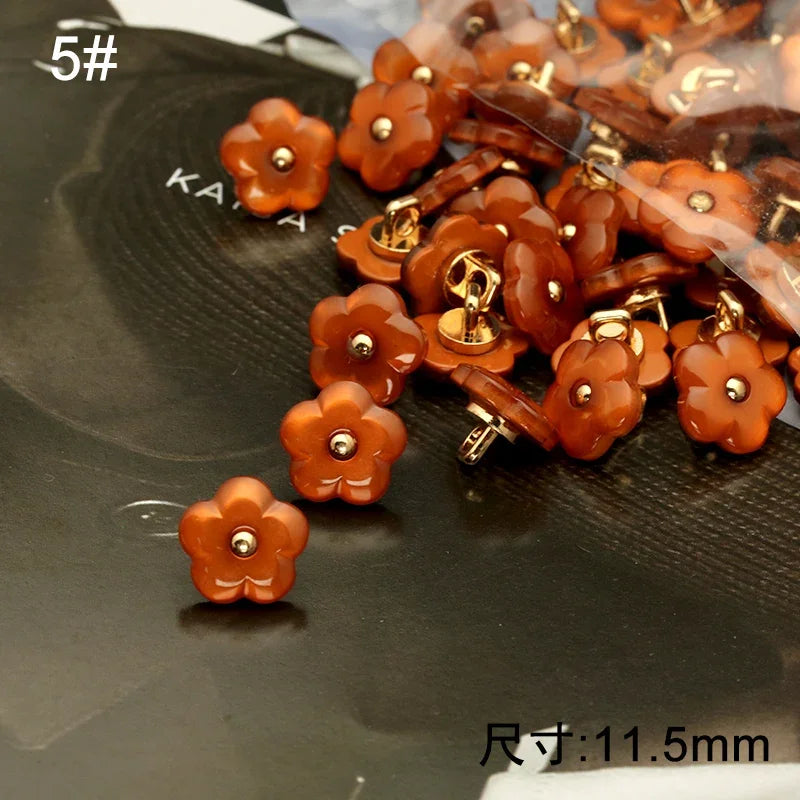 6 PC / Slio Resin Buttons