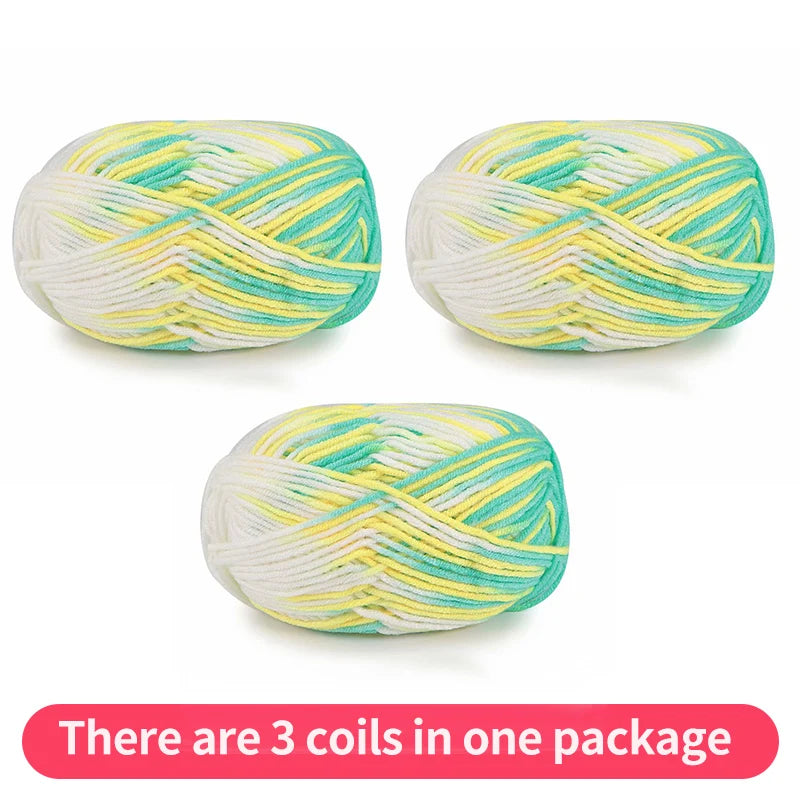 150g Segmented Dyed Gradient Colorful Yarn