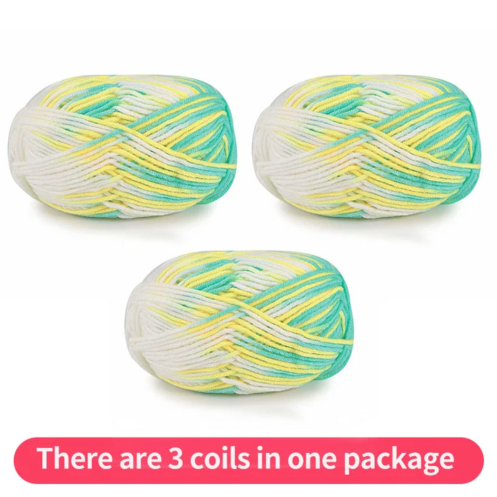 150g Segmented Dyed Gradient Colorful Yarn