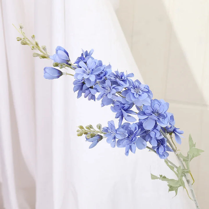 6 PC / Blue Delphinium Fake Flower