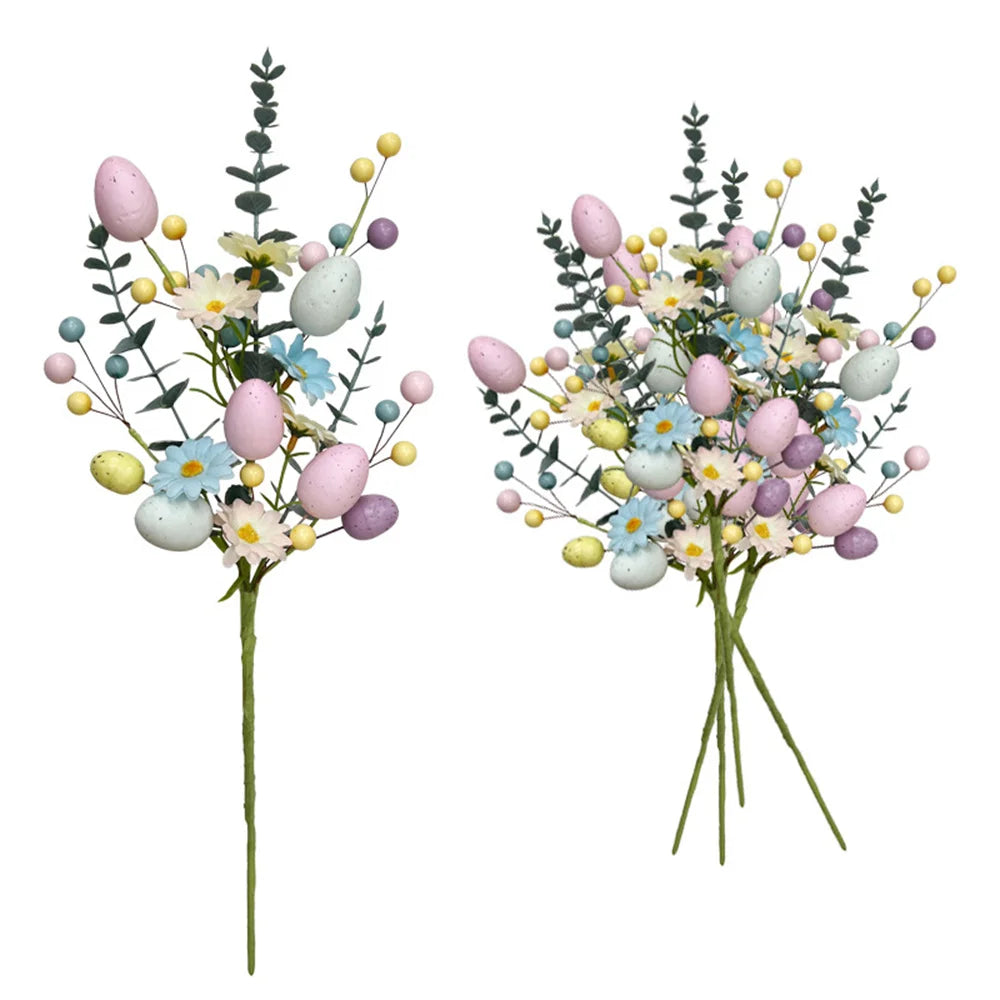 Easter Decor Artificial Flower Bouquet