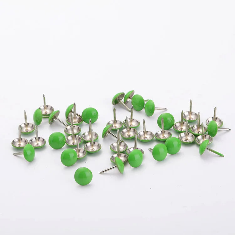 100pcs Colorful Round Upholstery Nails