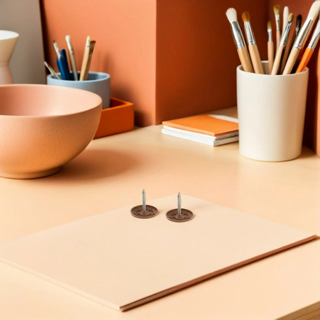 200pc Round Cap Roof Nails with Plastic Top