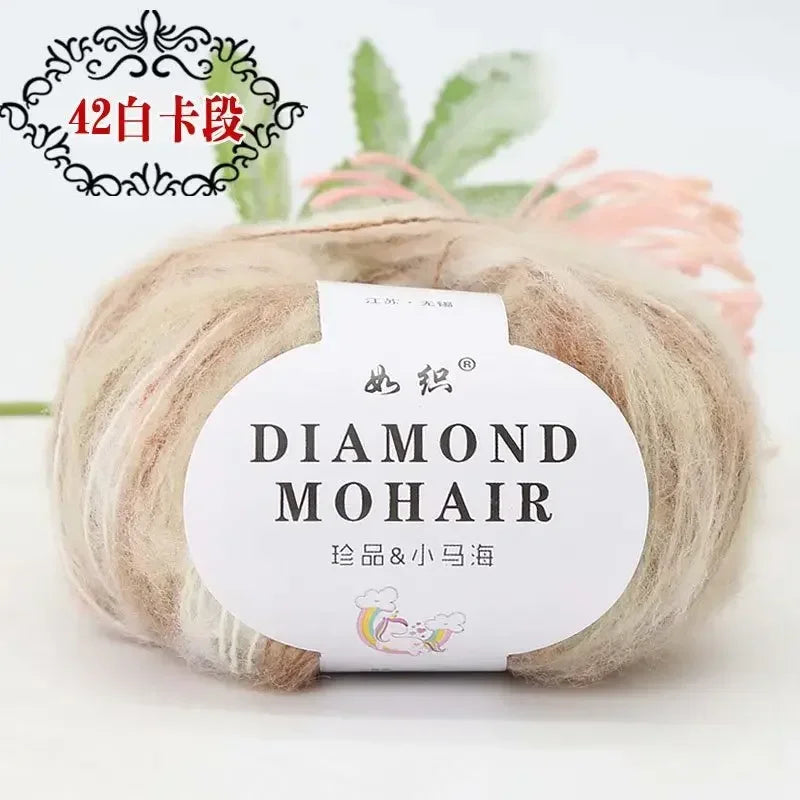 25g Mohair Wool Blended Yarn