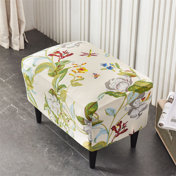 Classic Floral Stretch Armchair Cover