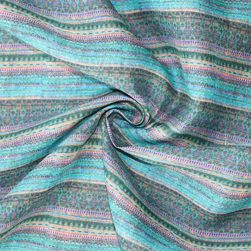 Naylah Stripes 100% Linen Fabric