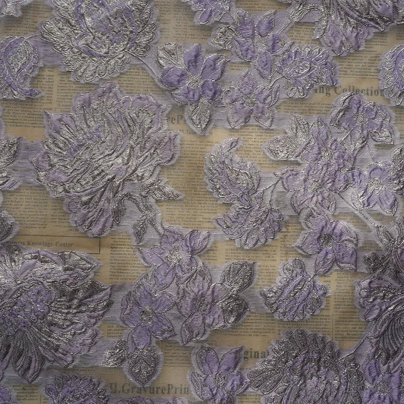 Asura Semi Sheer Woven Jacquard Fabric