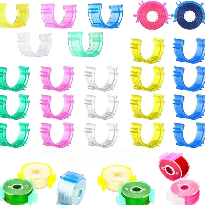 10 PC / Sewing Bobbin Clips Plastic Bobbin Holder