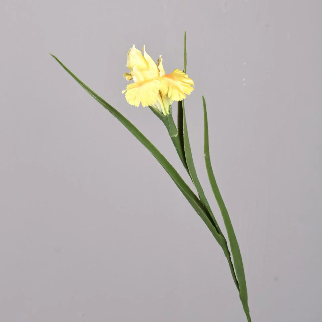 Clara 27 inch Faux Iris Flower