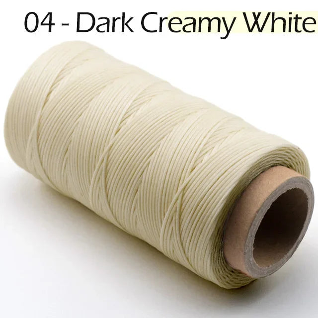 22 Colors / Flat Polyester Waxed Thread for Leather