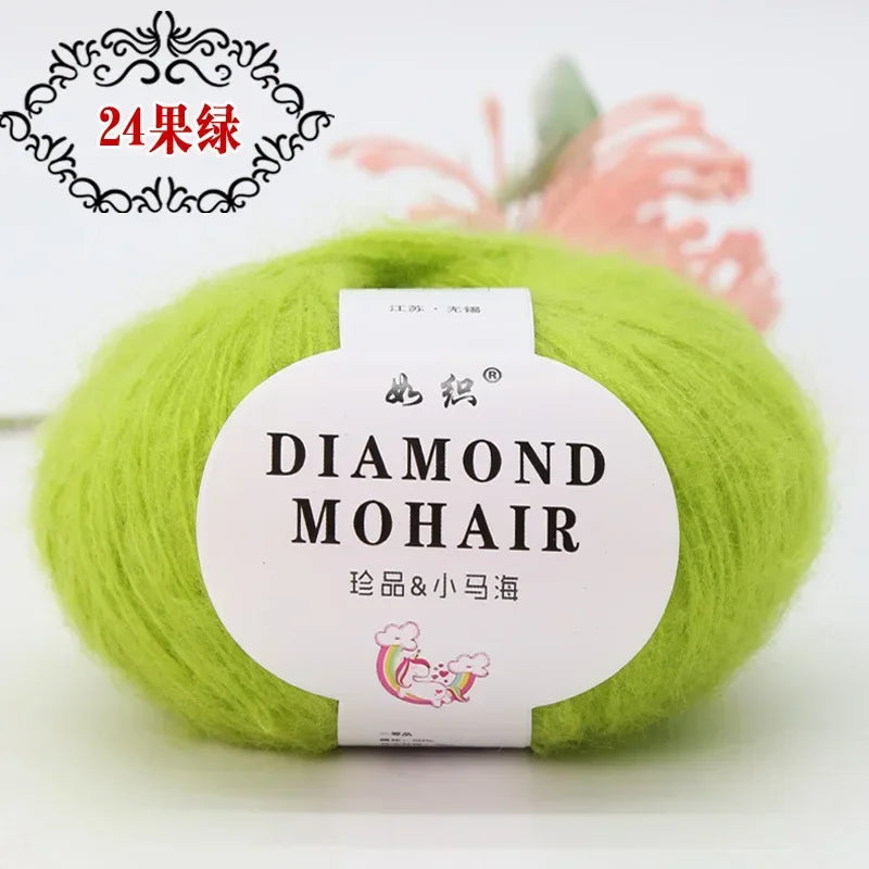 25g Mohair Wool Blended Yarn
