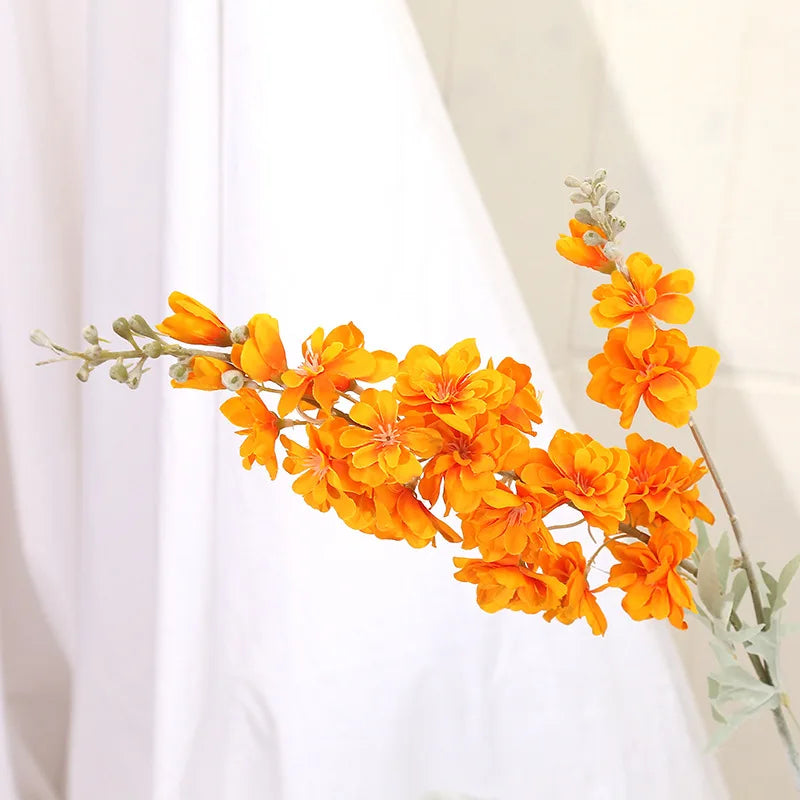 6 PC / Blue Delphinium Fake Flower