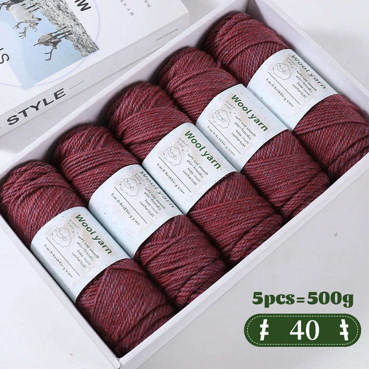 500g Gradient Color Rainbow Yarn