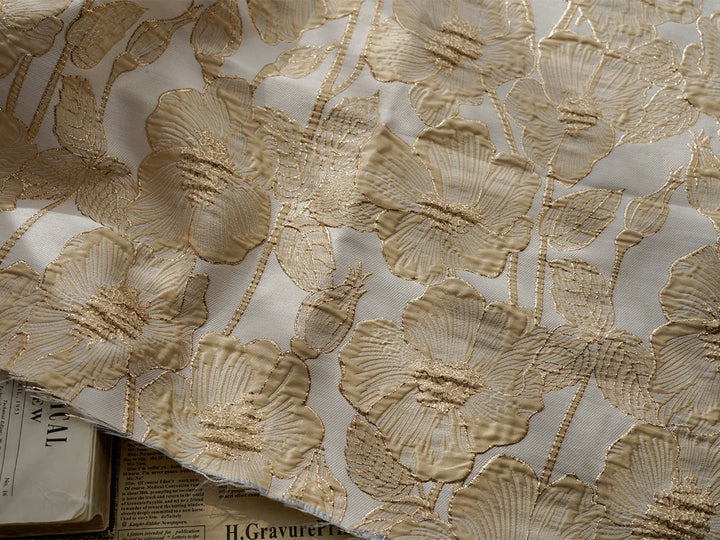 Esoia Floral Woven Jacquard Fabric