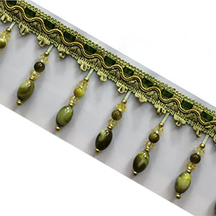 Estavia Beaded Tassel Fringe Trim