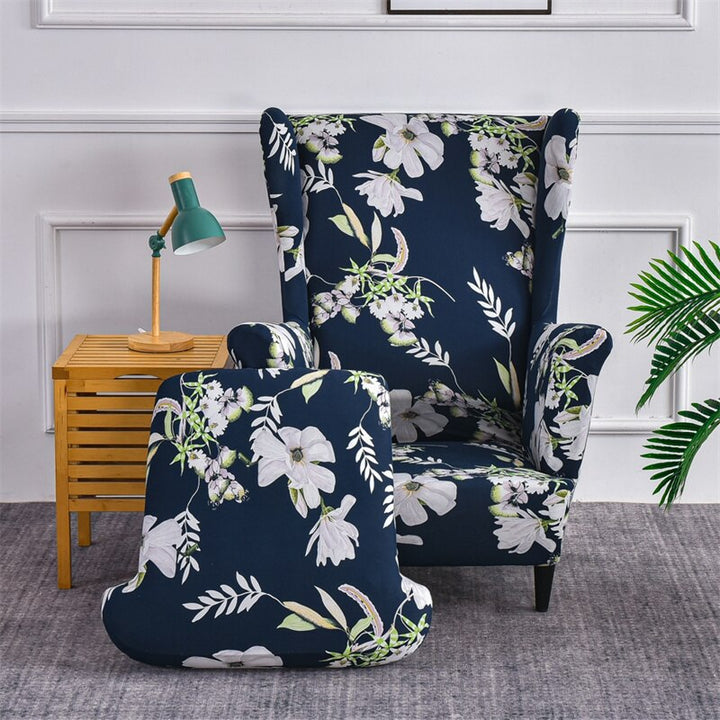 Classic Floral Stretch Armchair Cover