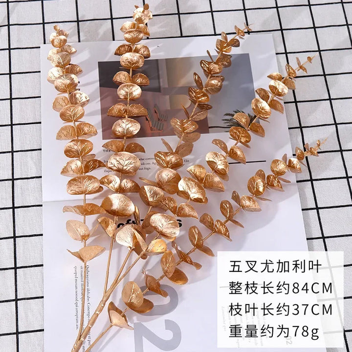 Valen Artificial Golden Ginkgo Leaves
